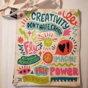 Colorful Canvas Tote Bag